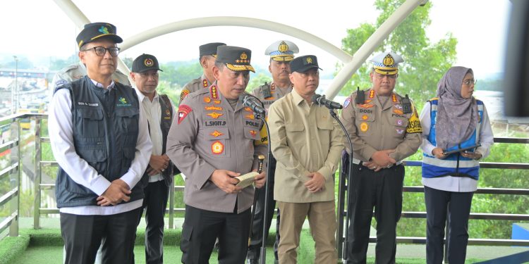 Kapolri Cek Arus Balik Lebaran di Tol Cikatama