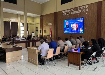 Polda Bengkulu Ikuti Forum Group Discussion Pemantauan Komunikasi Publik Menuju Polri yang Presisi