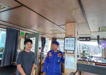 Ditpolairud Polda Bengkulu Laksanakan Patroli Perairan di Lempuing : Himbau Nelayan Keamanan dan Keselamatan Berlaut