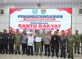 Kapolda Bengkulu Hadiri Penandatanganan Kesepakatan bersama Pangdam XXI/Raden Inten dengan Pemerintah Provinsi : Sinergitas Pembangunan Daerah Dukung Program Bantu Rakyat di Provinsi Bengkulu