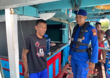 Ditpolairud Polda Bengkulu Patroli Perairan Pulau Baai, Himbau Nelayan Utamakan Keselamatan