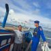 Ditpolairud Polda Bengkulu Laksanakan Patroli Perairan menggunakan Kapal Polisi XXVII-2008 di Pantai Panjang, Himbau Keselamatan Nelayan