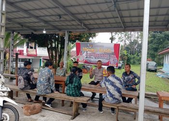 Polsek Sindang Kelingi Polres Rejang Lebong Polda Bengkulu Melaksanakan Minggu Kasih Bersama babinkamtibmas Polsek Sindang Kelingi