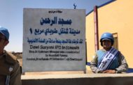 Polwan Indonesia Bangunkan Mesjid untuk Warga di Darfur, Sudan