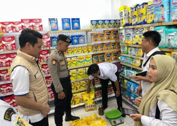 Satgas Pengawasan Pendistribusian Beras Team 2 Polda Bengkulu Lakukan Pengecekan di Beberapa Toko