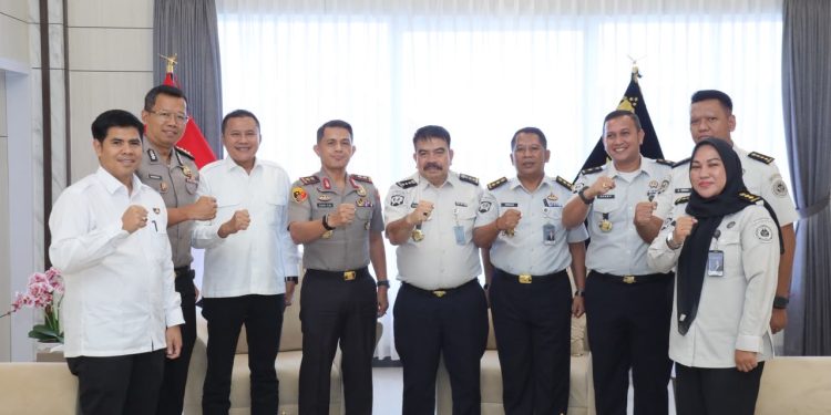 Kapolda Bengkulu Terima Silaturahmi Plh Kakanwil Kemenimipas RI Bengkulu, Bahas Reintegrasi Sosial dan PKS FORIS