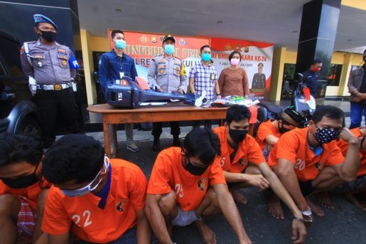 Kado Spesial Hari Bhayangkara, Polres Bengkulu Ungkap 8 Kasus dan Tangkap 13 Tersangka