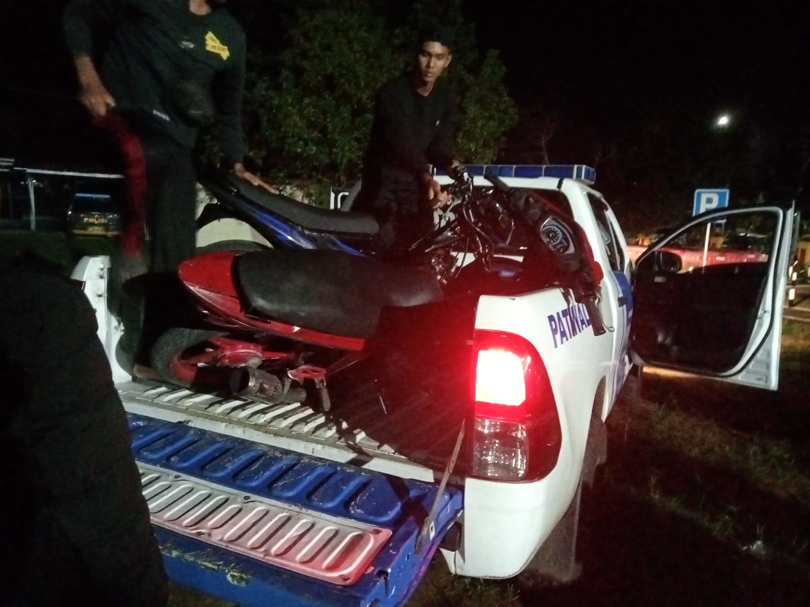 Patroli Cegah Balap Liar, Satlantas Polres Lebong Tilang 3 Kendaraan Berknalpot Brong