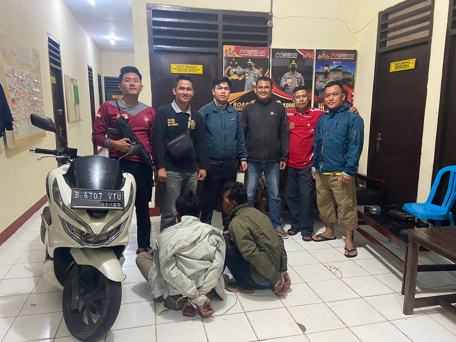 Hitungan Jam, Dua Orang Warga Rejang Lebong Diamankan Polsek Lebong Selatan Karena Mencuri Mobil