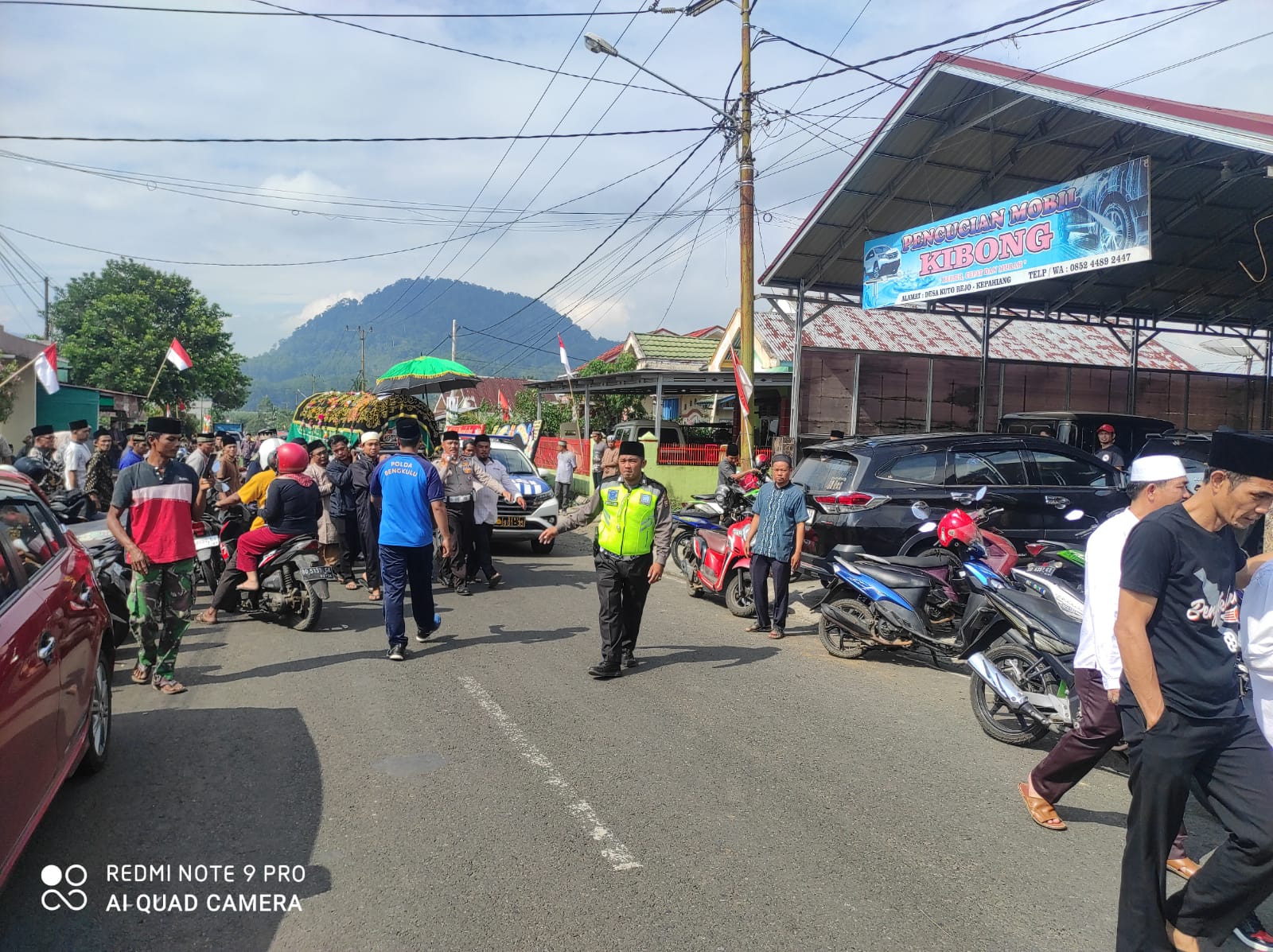Tingkatkan Pelayanan, Sat Lantas Polres Kepahiang Berikan Pengawalan Jenazah