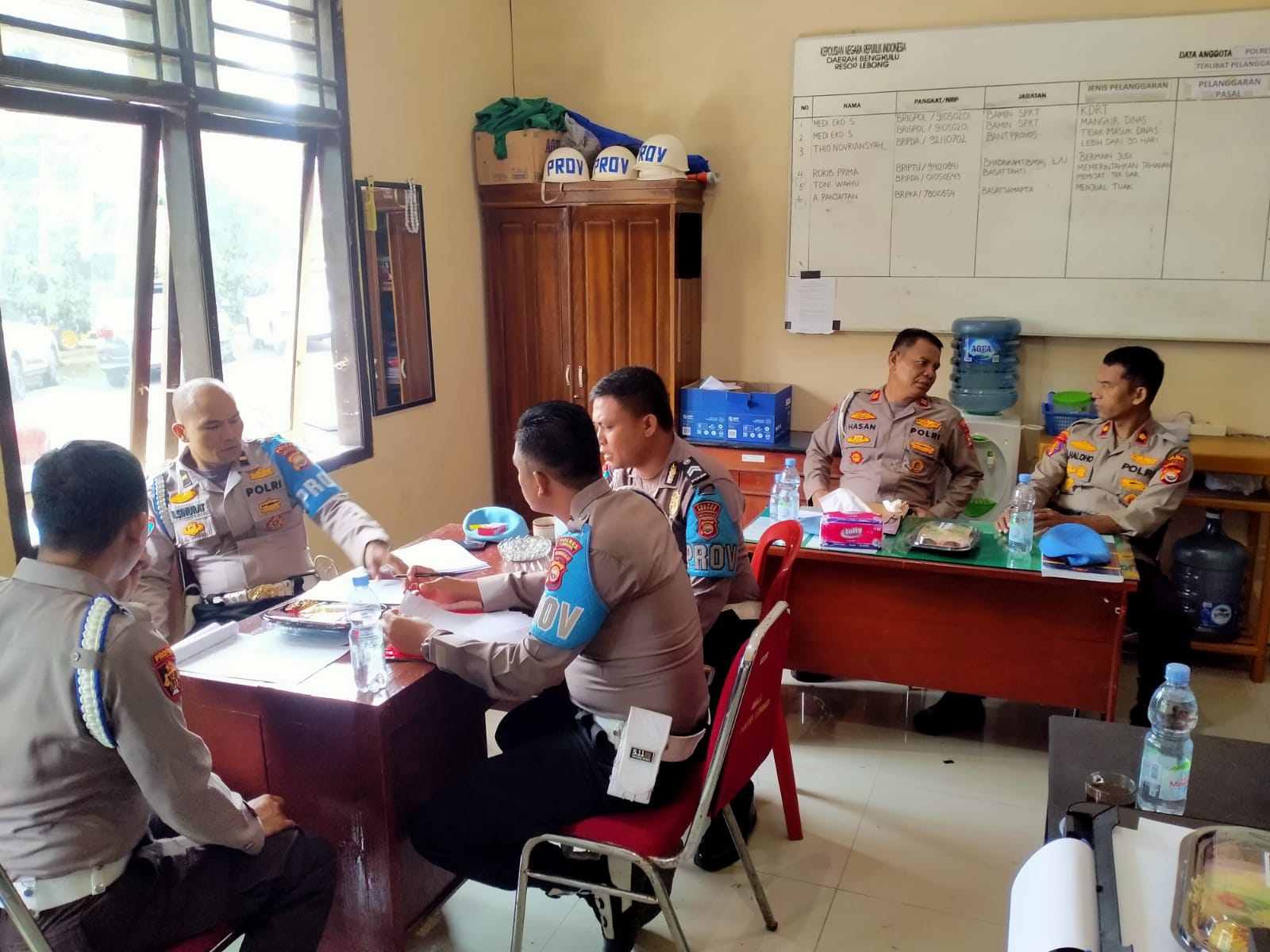 Bid Propam Polda Bengkulu Gelar Supervisi di Polres Lebong