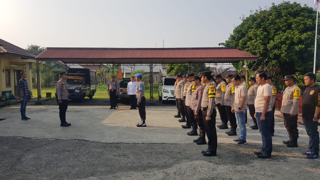 Kapolsek Ujan Mas Ingatkan Personel Jaga Kedisiplinan