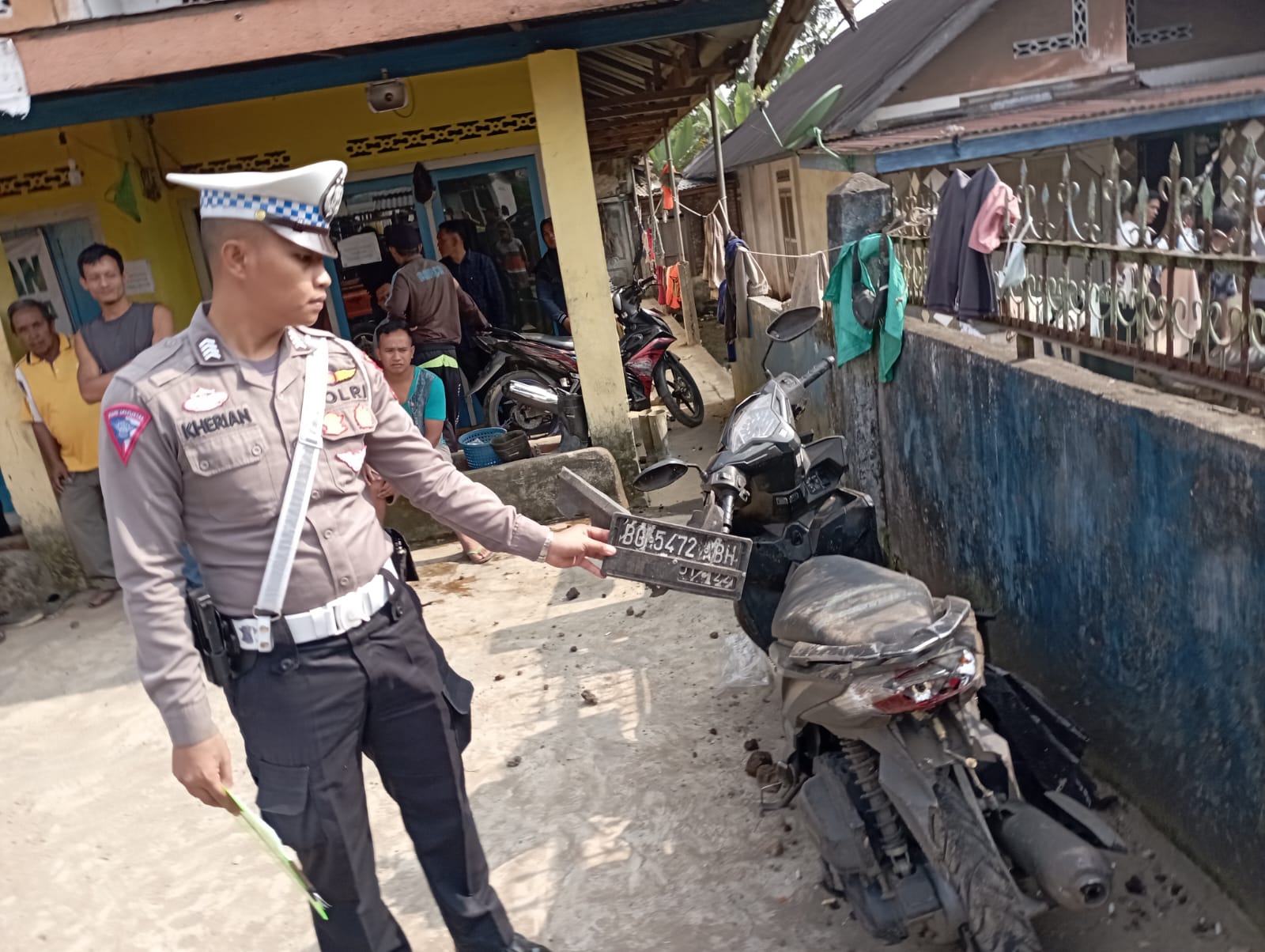 Polres Rejang Lebong Tangani Laka Lantas Libatkan Enam Kendaraan Bermotor