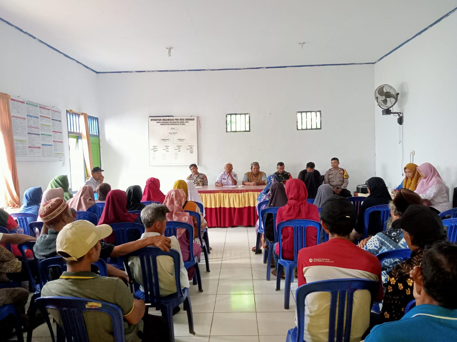 Bersinergi, Bhabinkamtibmas dan Polisi RW Berikan Penyuluhan Didesa Sido Dadi