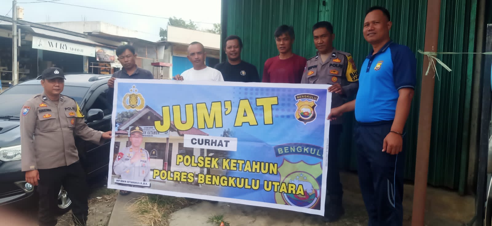 Jumat Curhat Bersama Polsek Ketahun, Ini Penyampaian Sopir Travel