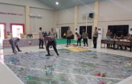 Persiapan Pengamanan Pemilu, Personel Polresta Bengkulu Latihan Simulasi Tactical Floor Game