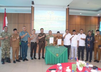 Kapolda Bengkulu Hadiri Coffee Morning dan Penandatanganan PKS Pemprov dengan Korem 041/Gamas
