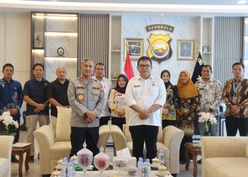 Kapolda Bengkulu Terima Silaturahmi Dari Kanwil Kemenkumham Sumatera Selatan Wilayah Kerja Bengkulu