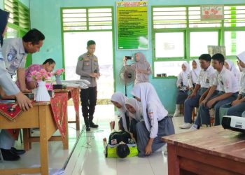 Biddokes Polda Bengkulu Berikan Materi PPGD di SMA Negeri 3 Bengkulu Tengah