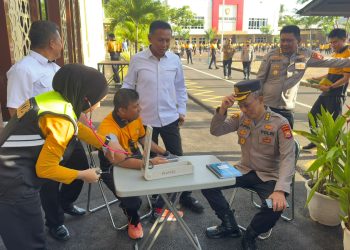 Biddokkes Polda Bengkulu Laksanakan Keslap, Pastikan Kesehatan Personel Tetap Prima