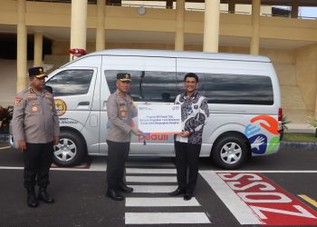 Usai Lebaran, Polda Bengkulu Terima Bantuan Ambulance Dari BRI