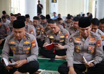 Polda Bengkulu Gelar Pembinaan Rohani Dan Mental Untuk Perkuat Integritas Personel