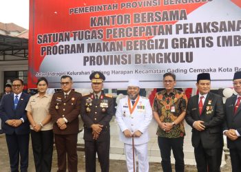 Kapolda Bengkulu Hadiri Peresmian Kantor Bersama Tim Percepatan Program Makan Bergizi Gratis