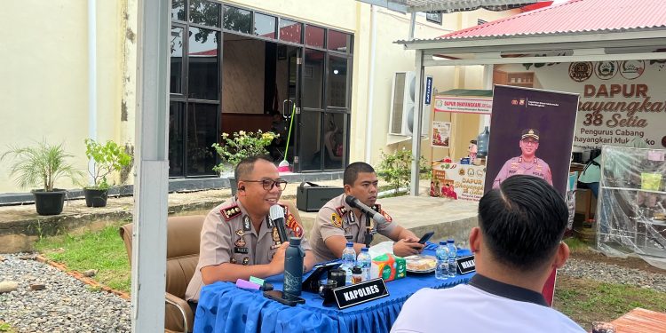 Pererat Silaturahmi Bersama Insan Pers, Polres Mukomuko Perkuat Sinergitas Jaga Kamtibmas