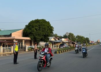 Polres Mukomuko Intensifkan Commander Wish, Personel Hadir Kawal Aktivitas Masyarakat Sejak Pagi