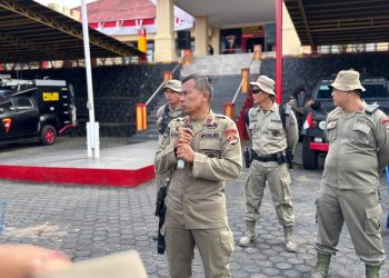 Gegana Satbrimob Polda Bengkulu Gelar Latihan Simulasi Pembebasan Sandera di Pesawat
