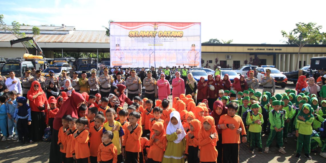 Kapolda Bengkulu Sambut Kunjungan Edukatif Murid TK dan RA dalam Program “Mengenal Lebih Dekkat Polri”