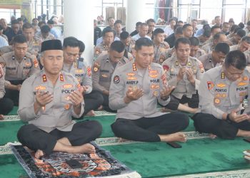 Kapolda Bengkulu Laksanakan Kegiatan Binrohtal di Masjid Al-Amin Polda Bengkulu