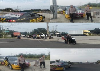 Patroli Rutin, Personel Polsek Selebar Antisipasi Balap Liar dan Gangguan Kamtibmas di Wilayah Kecamatan Selebar