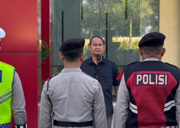 Kasatgas Preemtif Pimpin Apel Pagi Ops Ketupat Nala 2026 di Polda Bengkulu