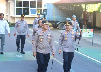 Kapolda Bengkulu Tinjau Langsung Pelayanan Spkt, Samapta Dan Tahti Polresta Bengkulu