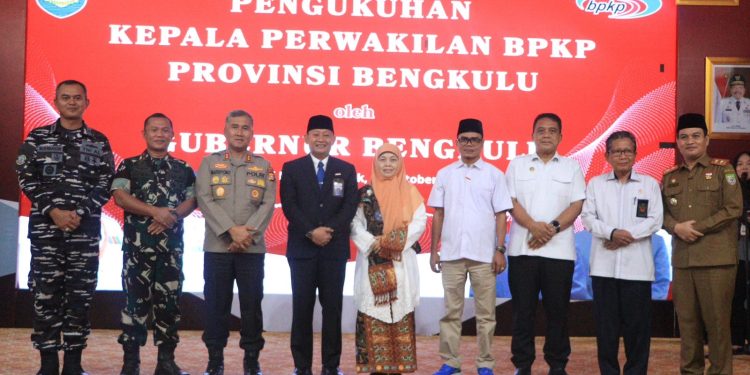 Kapolda Bengkulu Hadiri Pengukuhan Kepala Perwakilan BPKP Provinsi Bengkulu