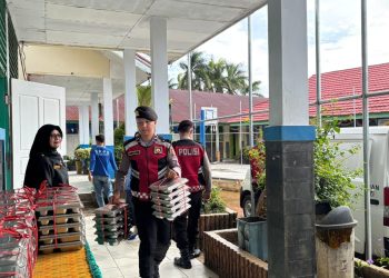 Patroli dan Pengawalan Pendistribusian MBG: Personel Subdit Gasum Ditsamapta Polda Bengkulu Jamin Rasa Aman