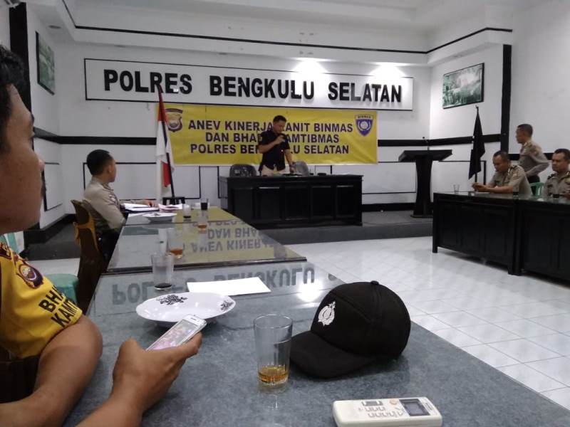 Polres BS Ingatkan Bhabinkamtibmas Sosialisasikan Pemilu