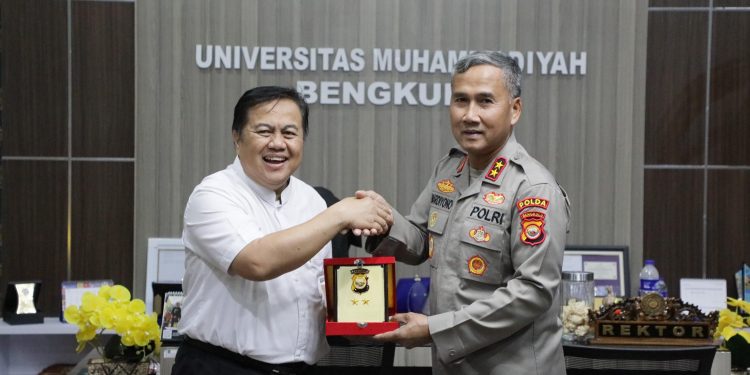 Kapolda Bengkulu Hadiri Assessment Lapangan Akreditasi Institusi Perguruan Tinggi (AIPT) Universitas Muhammadiyah Bengkulu