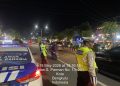 Satlantas Polresta Bengkulu Gelar Patroli Blue Light di Kawasan Blungguk Point