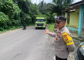 Polsek Padang Ulak Tanding  Laksanakan Monitoring Lintas Curup-Lubuk Linggau