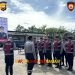 Personel Ditsamapta Polda Bengkulu Gelar Latihan Patroli Pengejaran Pelaku Kriminal Jalanan