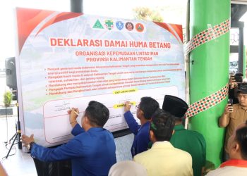 Hadiri Deklarasi Damai Pemuda Lintas Iman, Kapolda Kalteng Ajak Hindari Perpecahan dan Perkuat Persaudaraan