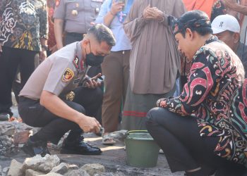 Kapolda Bengkulu Ground Breaking Bedah Rumah Korban Kebakaran, Wujud Kepedulian Polri kepada Masyarakat