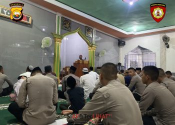 Tarawih Keliling DitSamapta Polda Bengkulu , Sinergi Polri dan Warga Cegah Gangguan Kambtimas