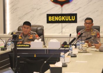 Polda Bengkulu ikuti rapat anev program Polri dalam rangka mendukung Asta Cita pemerintah