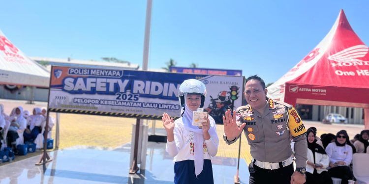 POLDA BENGKULU GELAR KEGIATAN SAFETY RIDING DAN KAMPANYE ANTI BULLYING DALAM RANGKA PERINGATAN HARI ANAK NASIONAL 2025