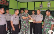 HUT TNI ke-72, Polres Kepahiang Buat Surprise Anggota  Koramil Kepahiang