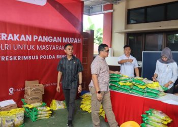 Ditreskrimsus Polda Bengkulu Gelar Gerakan Pangan Murah untuk Bantu Masyarakat Bengkulu