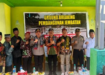Kapolresta Bengkulu Tinjau Sejumlah Jembatan dan Resmikan Jembatan Lubuk Air Terap di Selebar